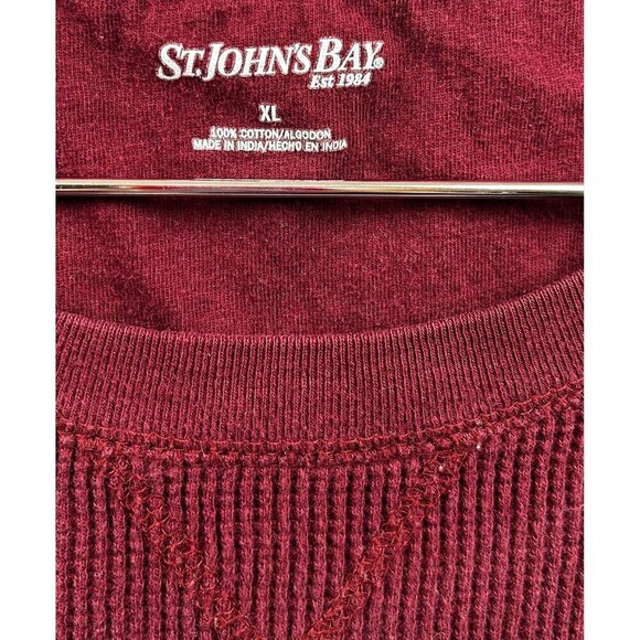 Bundle Of 3 Thermal Henley Long Sleeve Shirts XL-Wrangler St. Johns Bay Old Navy - Picture 3 of 6